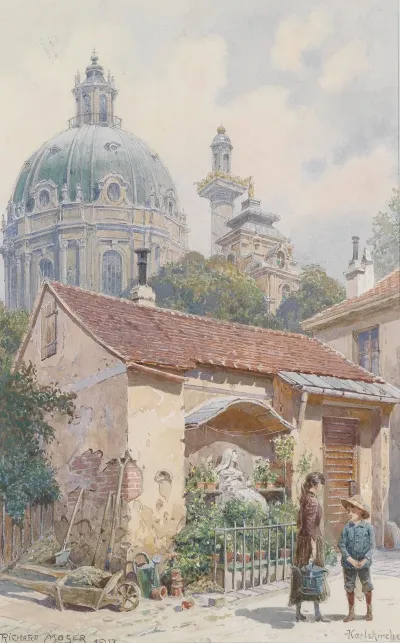 Bildstock Hinter Der Karlskirche