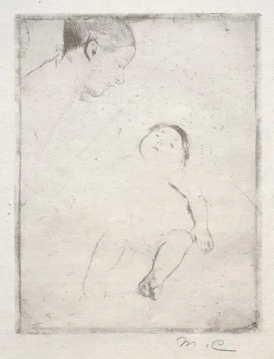 Bill Lying On His Mothers Lap