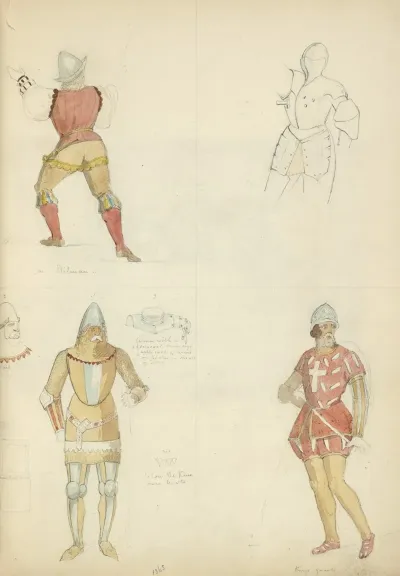 Bilman Half Length Study Of Armor Man In Armor 1365 Kings Guard 1475