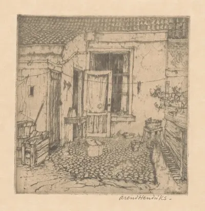 Binnenplaats Van Een Huis