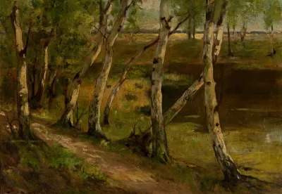 Birches At Waterside