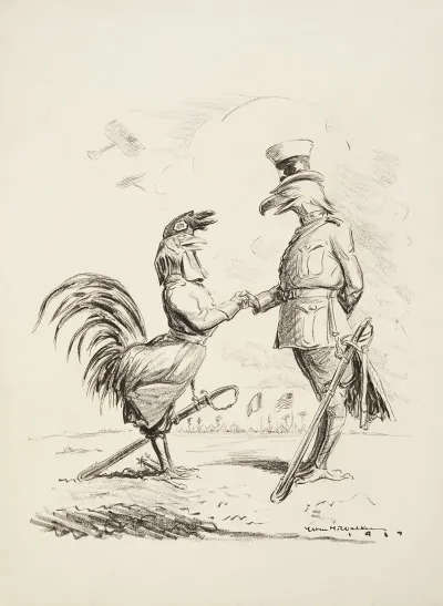 Birds Of A Feather Let Me Extend To You The Freedom Of France