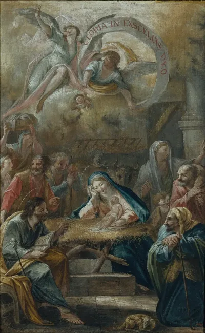 Birth Of Jesus And The Adoration Of The Shepherds