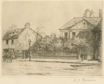 Birth Place Early Home Of Professor Wilson