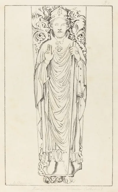 Bishop Wulstan In Worcester Cathedral