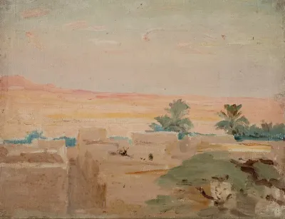 Biskra Desert Evening