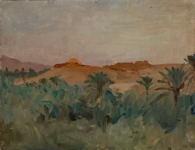 Biskra The Sirocco Palm Trees