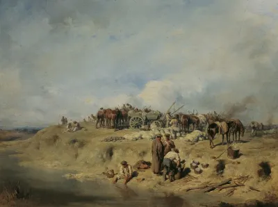 Biwak Russischer Soldaten
