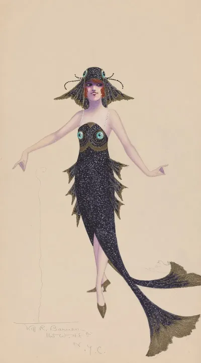 Black Fish Costume