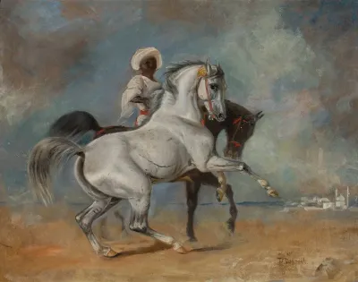 Black Man With Horses