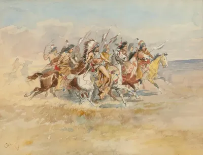 Blackfeet War Party