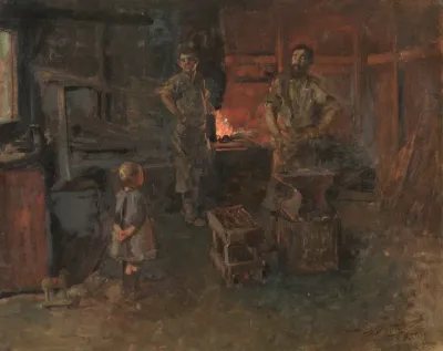 Blacksmiths Shop In Tinakori Road