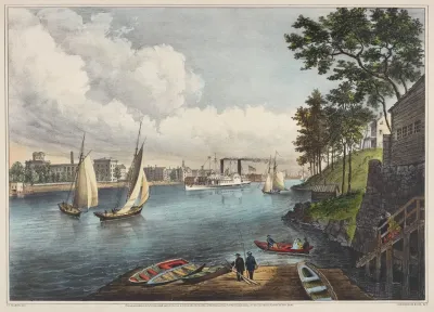 Blackwells Island East River From Eighty Sixth Street New York