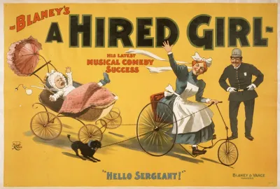 Blaneys A Hired Girl His Latest Musical Comedy Success