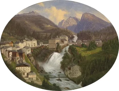 Blick Auf Bad Gastein