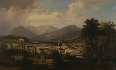 Blick Auf Bad Ischl