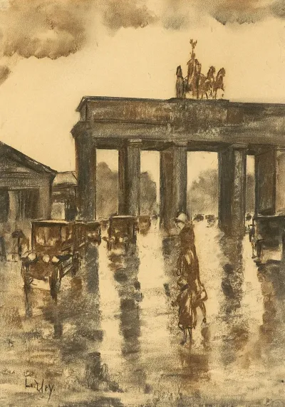 Blick Auf Das Brandenburger Tor