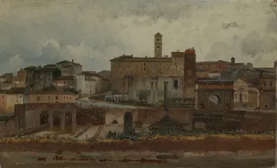 Blick Auf Das Forum Romanum