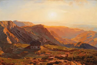 Blick Auf Das Karl Ludwig Haus Auf Der Rax