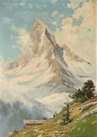 Blick Auf Das Matterhorn