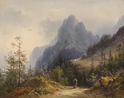 Blick Auf Das Muhlsteinhorn