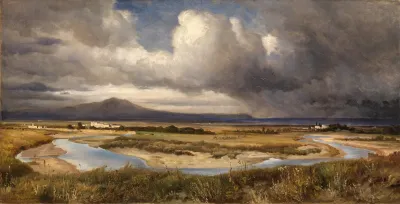 Blick Auf Den Campo Dannibale Bei Cannae