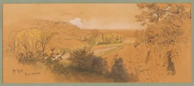 Blick Auf Den Kahlenberg Vom Cobenzl Aus