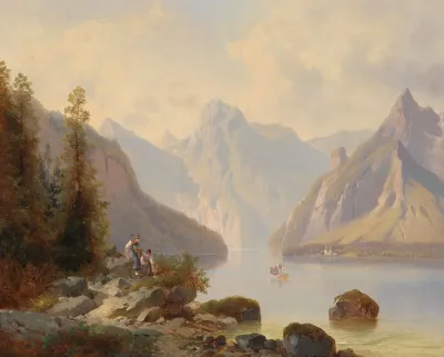 Blick Auf Den Konigssee