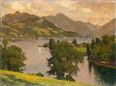 Blick Auf Den Tegernsee Von Westen Aus