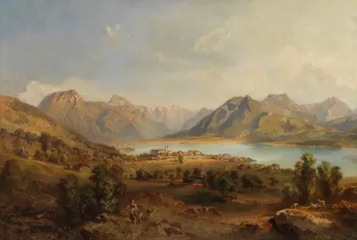Blick Auf Den Tegernsee
