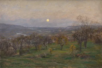 Blick Auf Die Donau Und Klosterneuburg