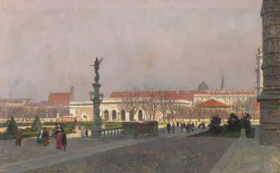 Blick Auf Die Hofburg Vom Kunsthistorischen Museum
