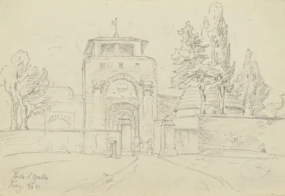 Blick Auf Die Porta San Gallo In Florenz