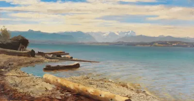 Blick Auf Die Zugspitze Vom Starnberger See