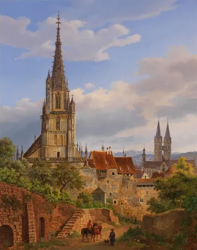 Blick Auf Esslingen Am Neckar