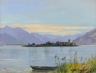 Blick Auf Frauenchiemsee 2