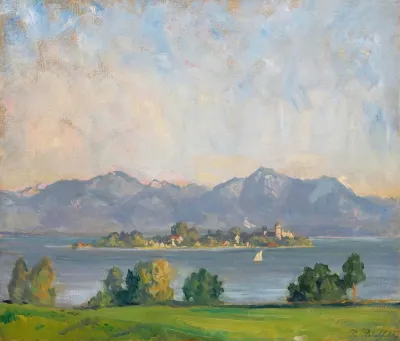 Blick Auf Frauenchiemsee 3