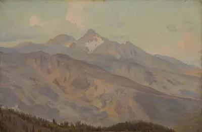 Blick Auf Gebirge