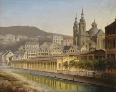 Blick Auf Karlsbad