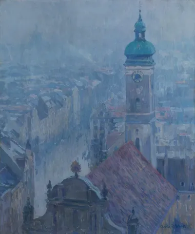 Blick Auf Munchen Vom Alten Peter