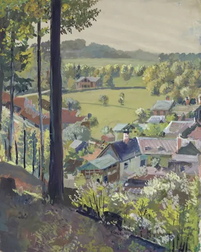 Blick Auf Presbaum