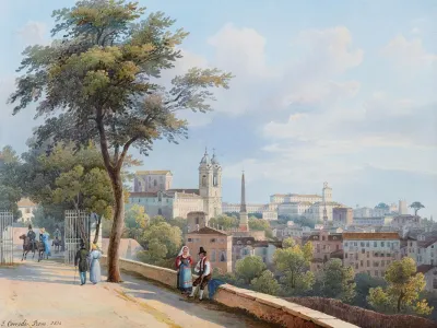 Blick Auf Rom