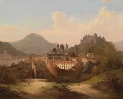 Blick Auf Salzburg
