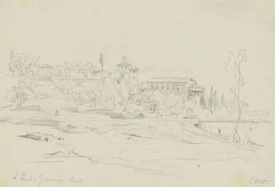 Blick Auf Santi Giovanni E Paolo In Rom