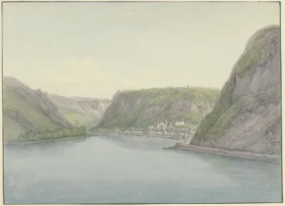 Blick In Das Rheintal Rechts Sankt Goar 2