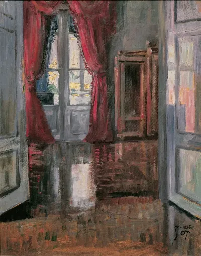 Blick In Die Wohnung Von Leopold Und Marie Czihaczek