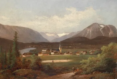 Blick Uber Den Altausseersee