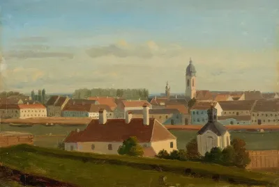 Blick Uber Den Donaukanal Zur Leopoldstadt
