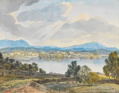 Blick Uber Den Staffelsee