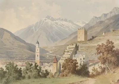Blick Uber Meran